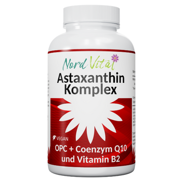 Astaxanthin Komplex - Astaxanthin 12mg - OPC - Coenzym Q10 - Vitamin B2