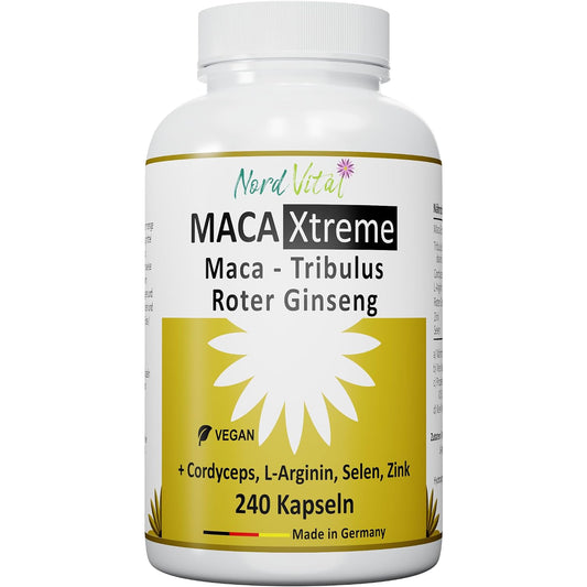 Nord Vital Maca Xtreme – Dose, Vorderansicht