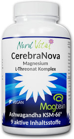 CerebraNova - Magnesium L-Threonat - Magtein® Ashwagandha Komplex