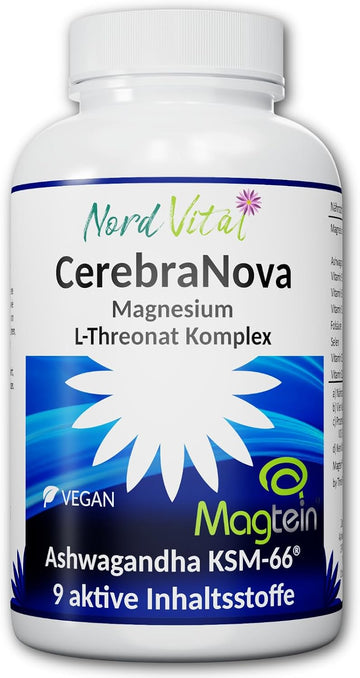 CerebraNova - Magnesium L-Threonat - Magtein® Ashwagandha Komplex