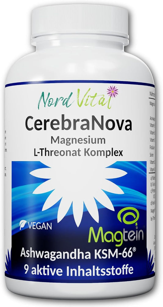 CerebraNova - Magnesium L-Threonat - Magtein® Ashwagandha Komplex