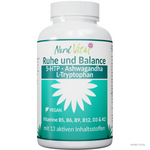 5-HTP, Ashwagandha, L-Tryptophan, Ruhe und Balance -13-in-1-Komplex