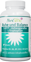 5-HTP, Ashwagandha, L-Tryptophan, Ruhe und Balance -13-in-1-Komplex